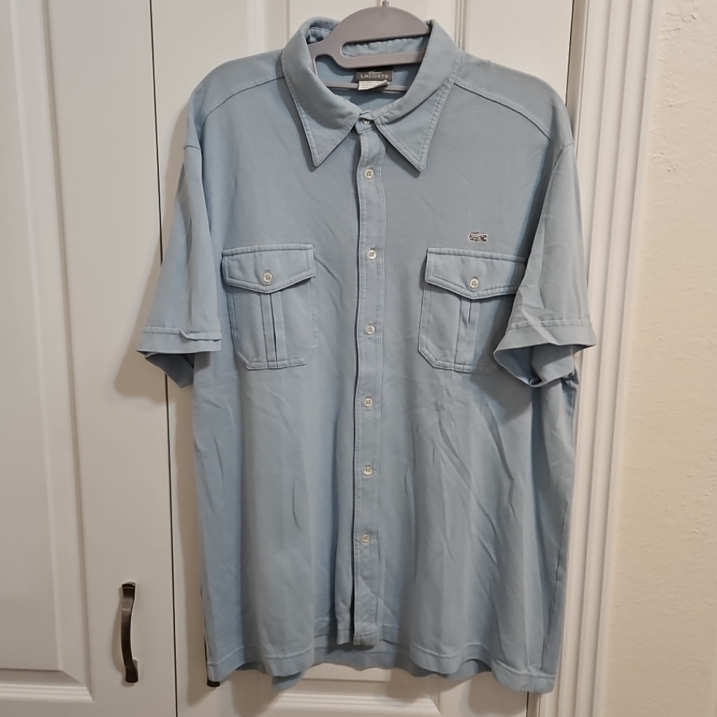 Lacoste Paris Exclusive Buttondown Polo Sz Xl